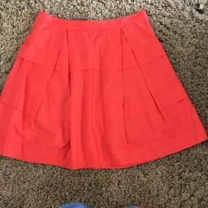 J.Crew coral skirt